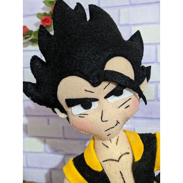 Boneco Dragon Ball - Vegeta Em Feltro