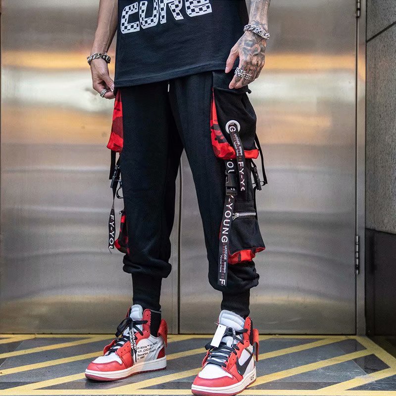 Calça de store hip hop masculina