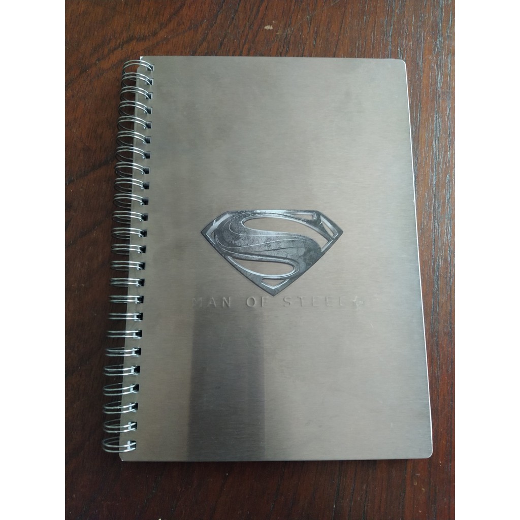 Caderno Superman Man of Steel Logo Filme 1 Matéria