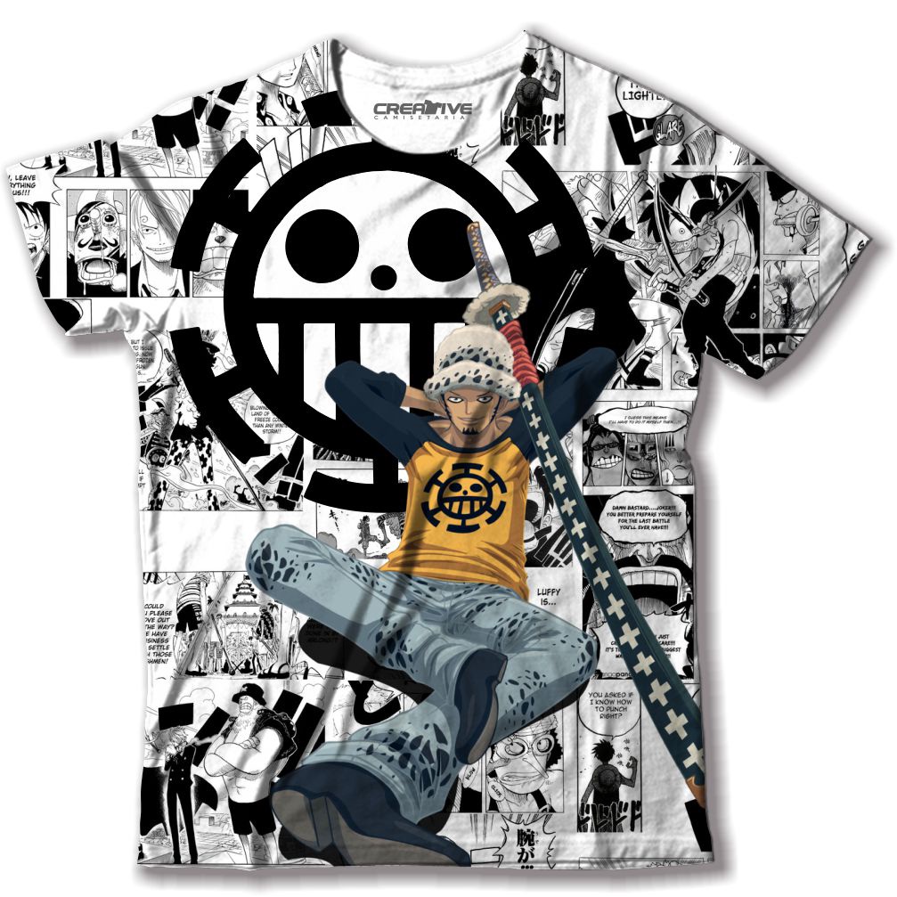 Camisa Camiseta One Piece Animes Blusa Masculina E Infantil