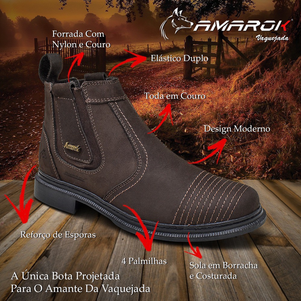 Bota store amarok feminina