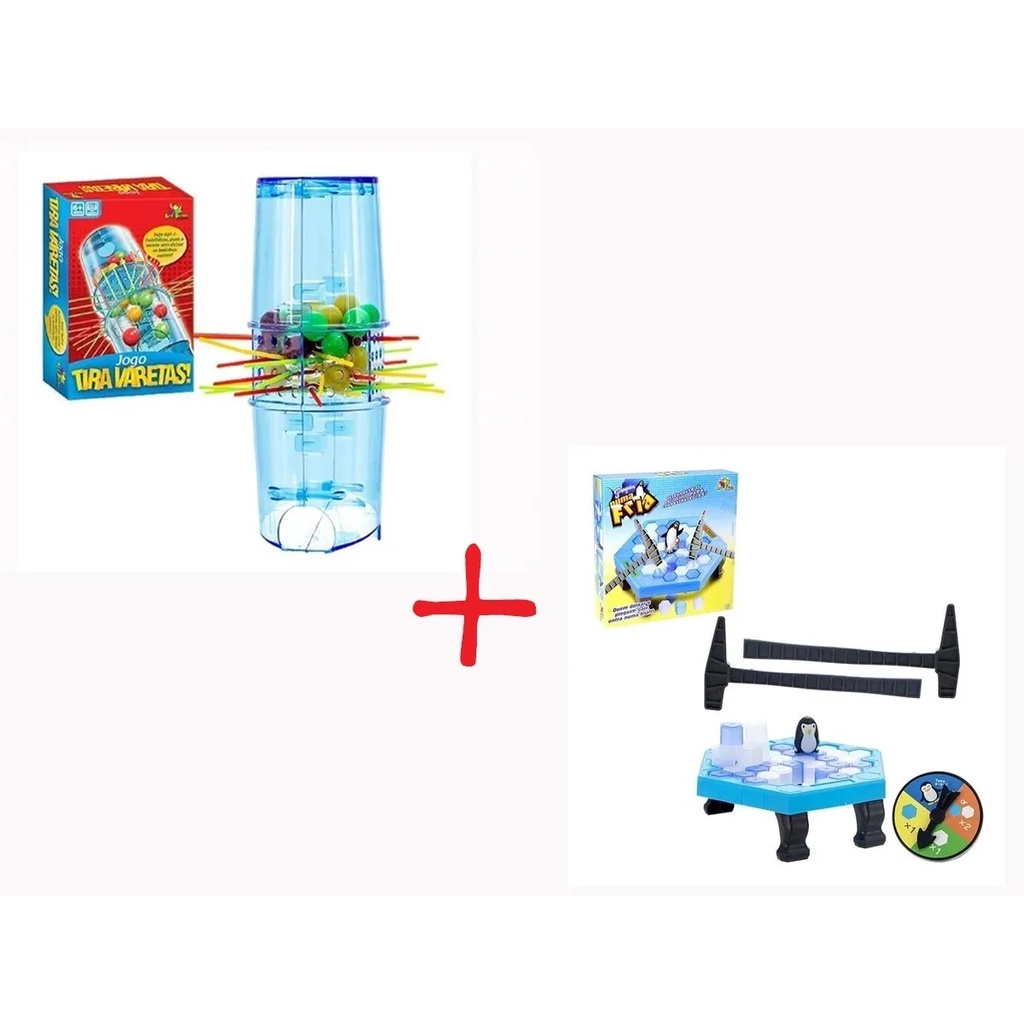 Caiu Perdeu + Pinguim Game Kit De Jogos Divertidos