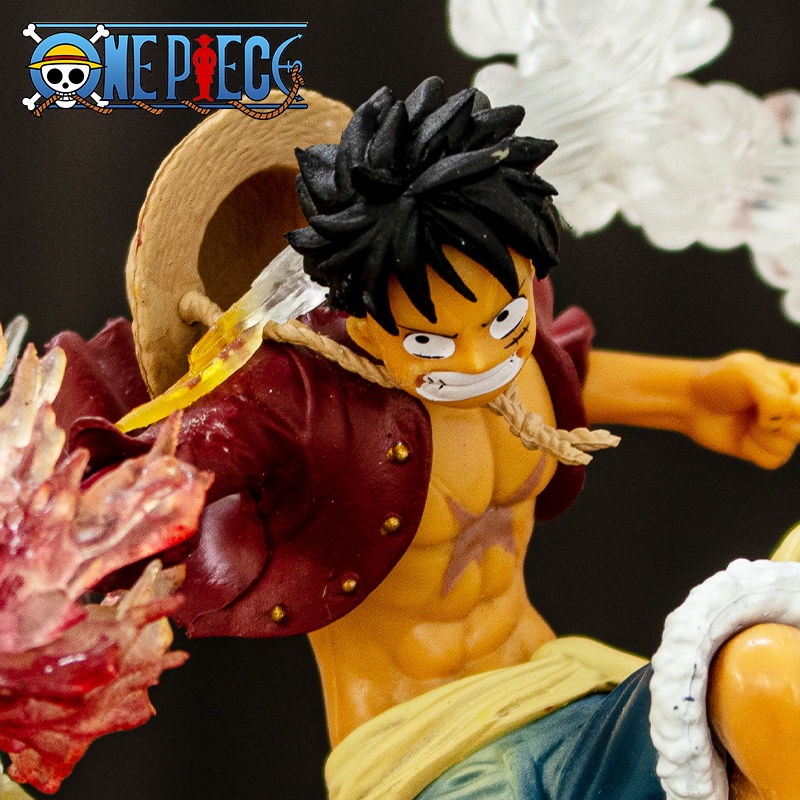 Personagem de desenho animado Luffy que muda o rosto ornamentos  substituíveis mão para fazer bonecos de anime requintados, modelos de  brinquedo, estatuetas colecionáveis decorações