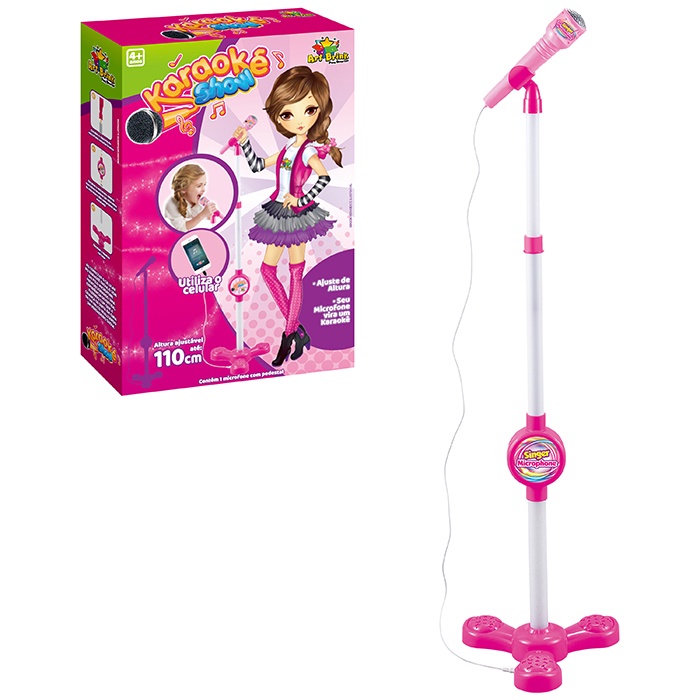 Super Brinquedo Show karaokê Infantil musical com luzes - Shop