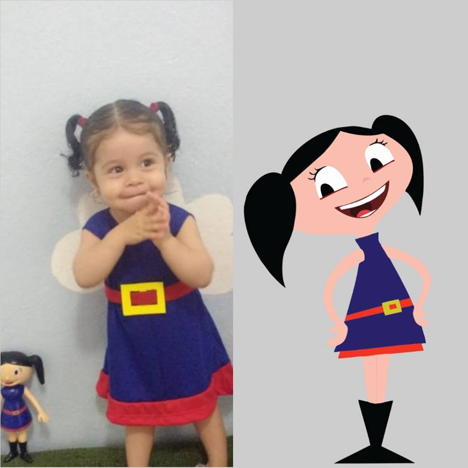 Vestido da luna sales infantil