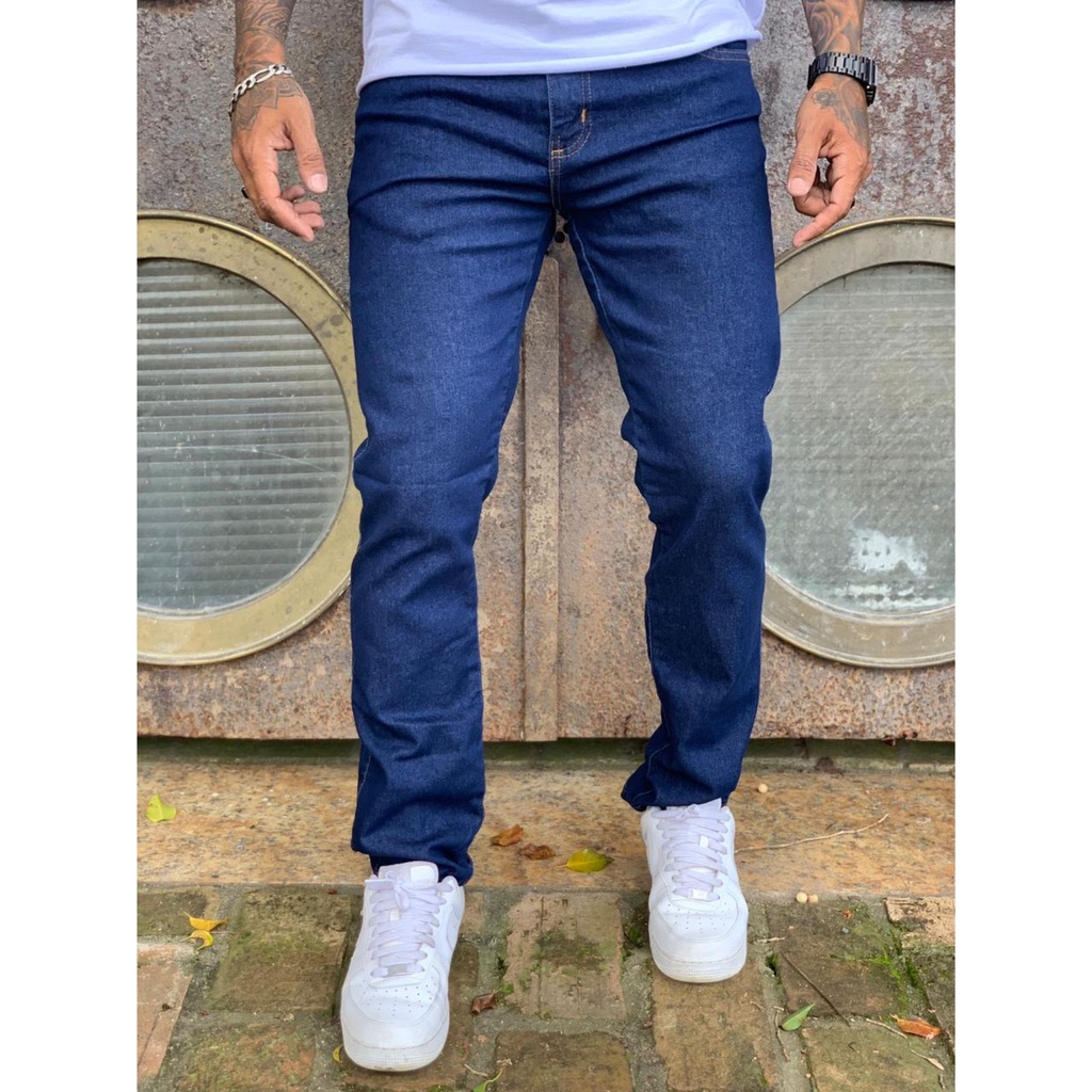 Calça jeans best sale masculina slim fit