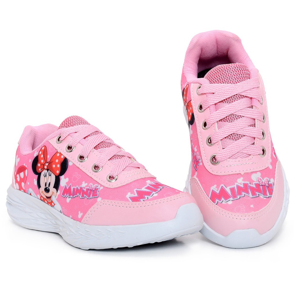 Tenis infantil feminino store minnie