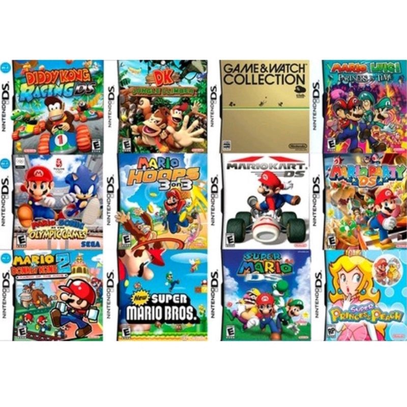 jogos de Nintendo 3ds e ds