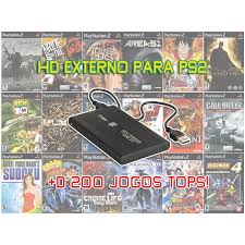 Hd externo Para Ps2 Com 200 Jogos, Vc Escolhe 50. - Escorrega o Preço