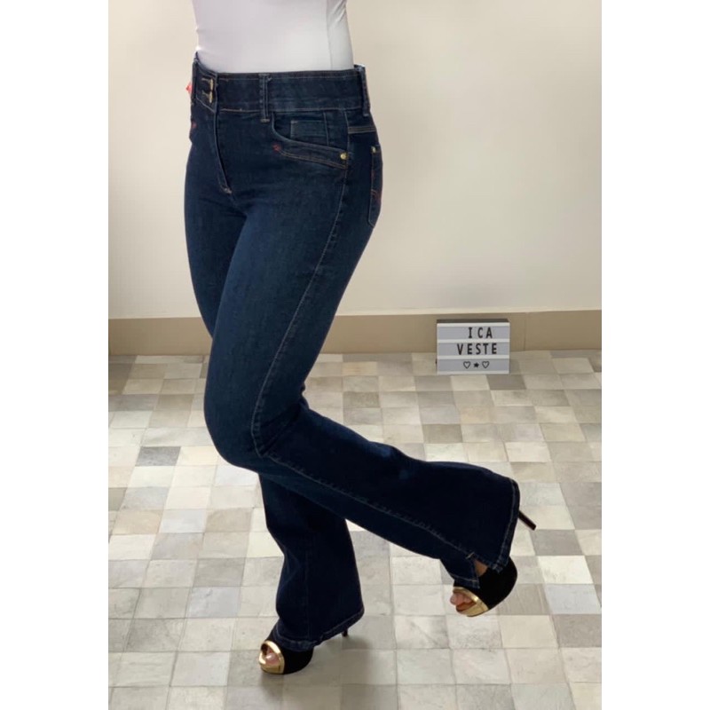 Calça best sale loopper flare