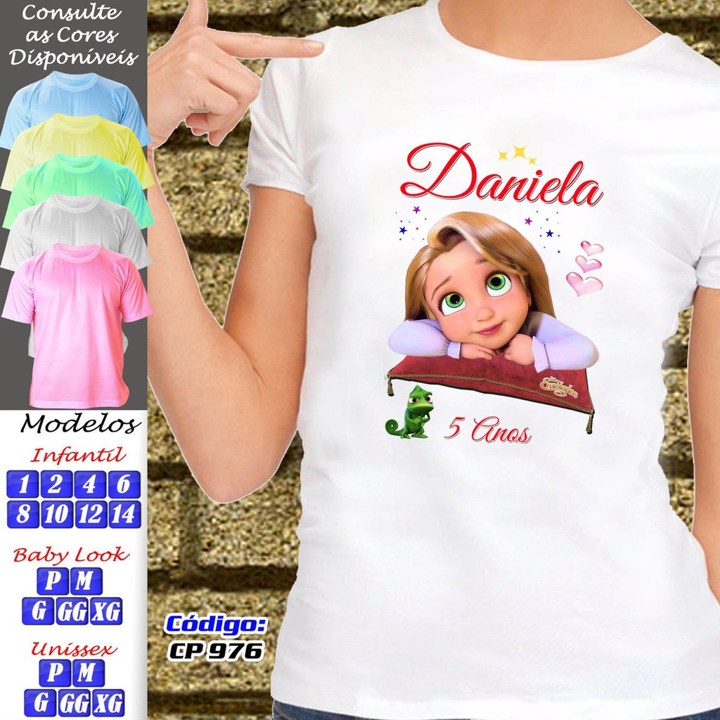 Camisetas personalizadas de discount rapunzel