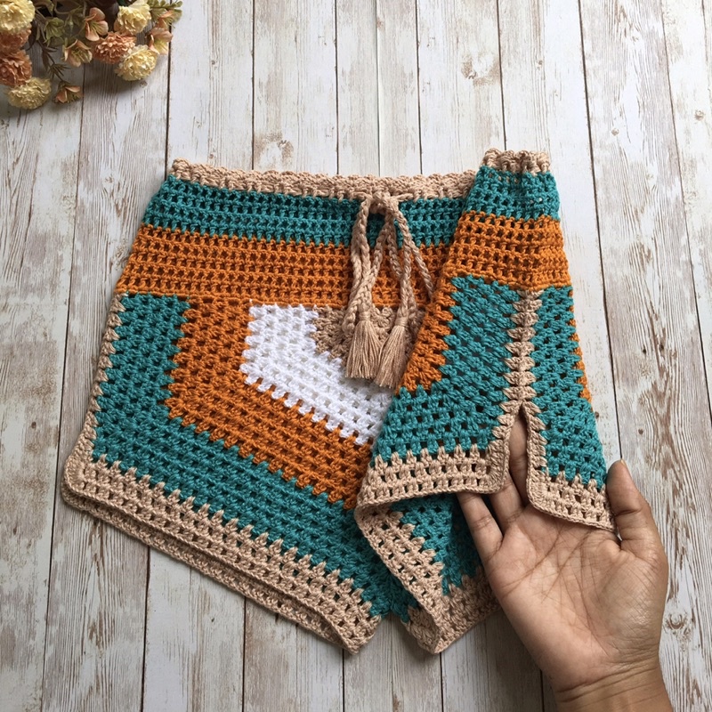 Short De Crochê