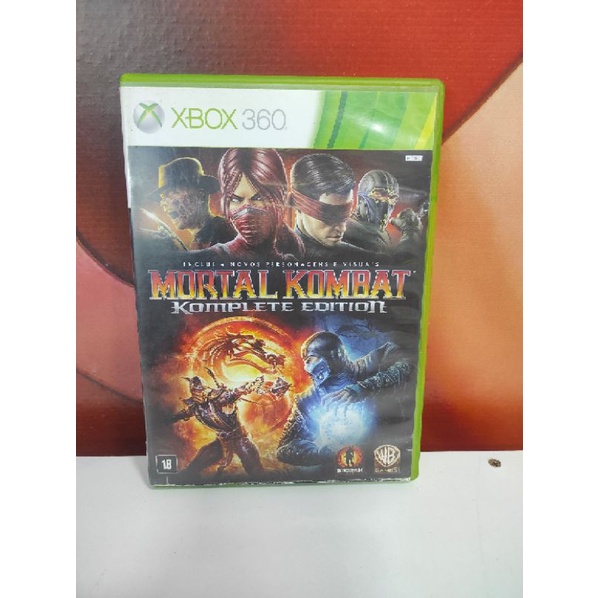 Mortal Kombat Komplete edition Xbox 360 original em mídia física