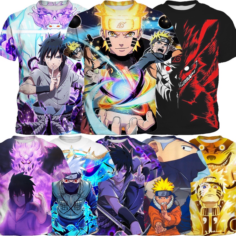 Camisa Naruto Clássico- Sasuke - Color Print