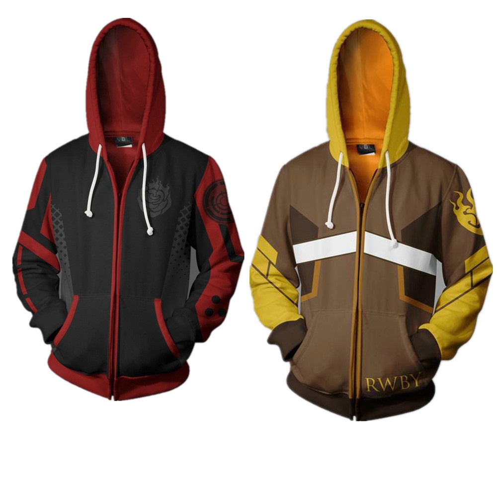 Rwby zip up outlet hoodie