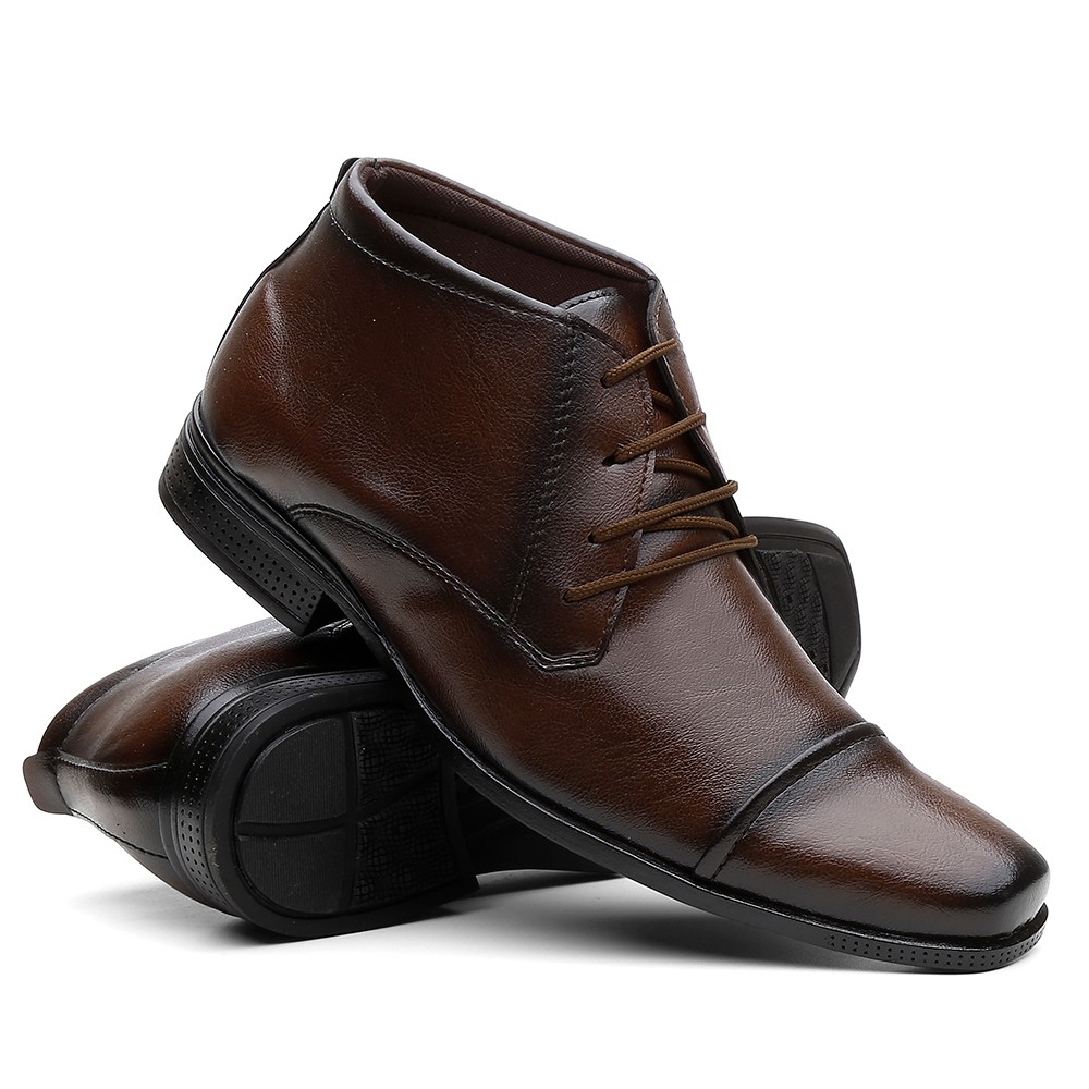 Sapato social sale cano alto masculino