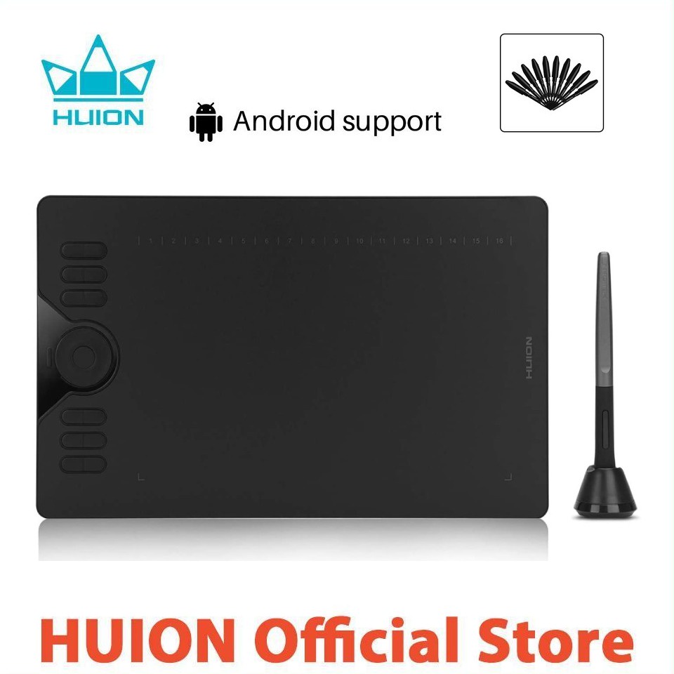 Huion h430p comprimidos digitais micro assinatura usb gráficos desenho  caneta tablet osu jogo bateria-livre tablet mesa digitalizadora - AliExpress