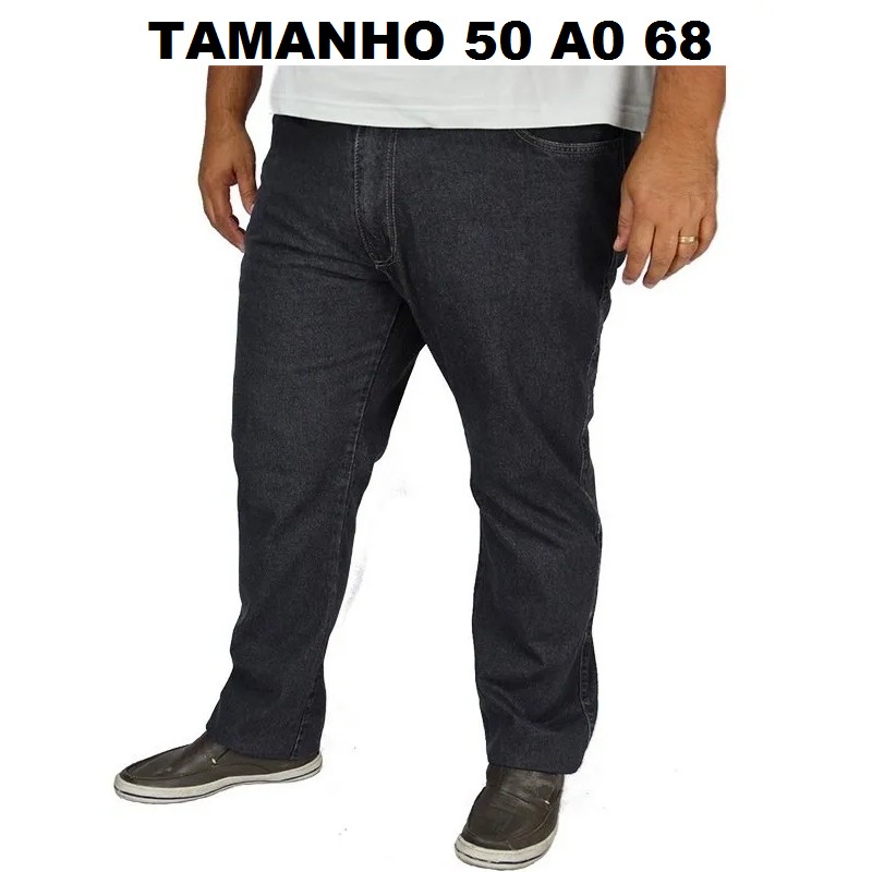 Calça jeans hot sale masculina tamanho 50