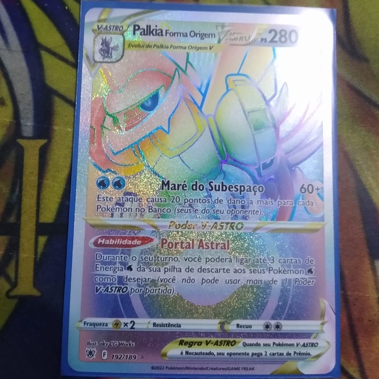 Palkia Forma Origem V-ASTRO, Pokémon