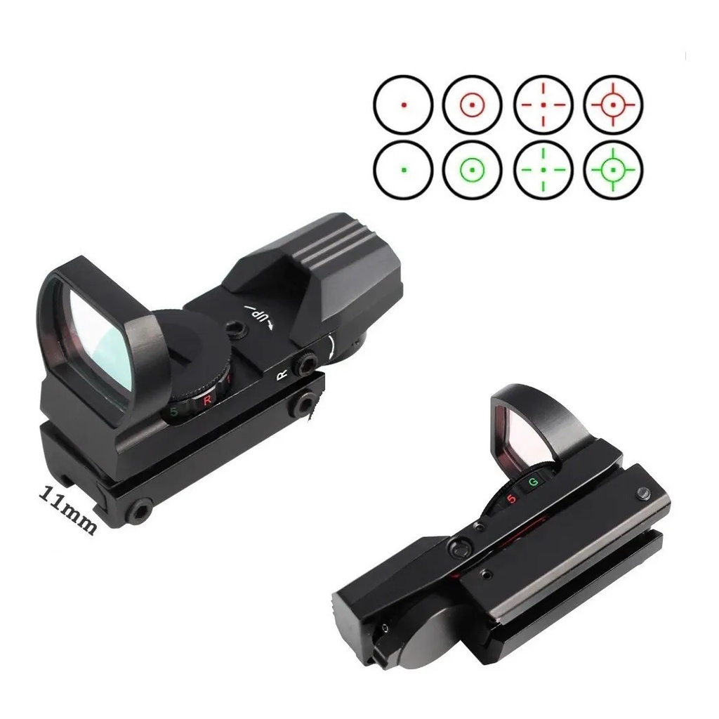 Mira Holográfica Red Dot M3 Airsoft e Airgun 22mm