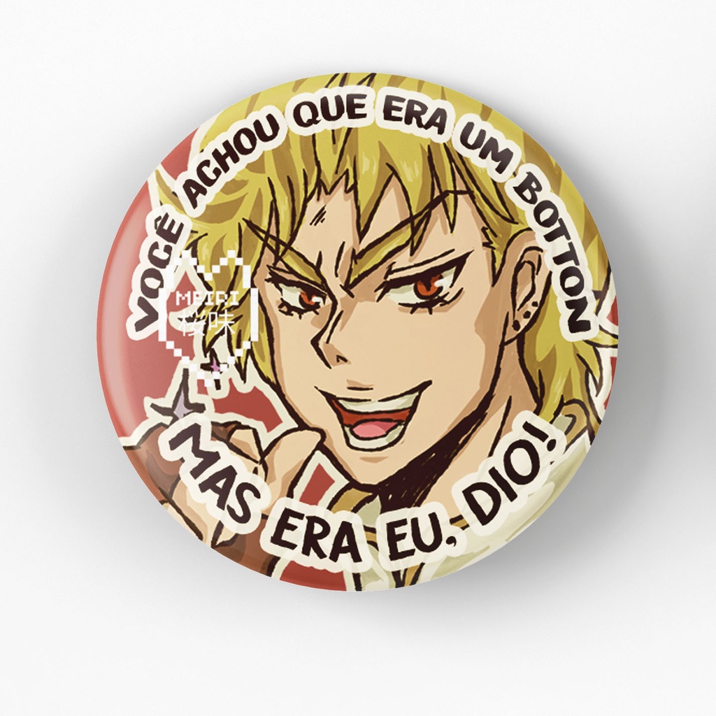 Bottom Jojo's Bizarre Adventure Dio Button 3,5 cm (broche