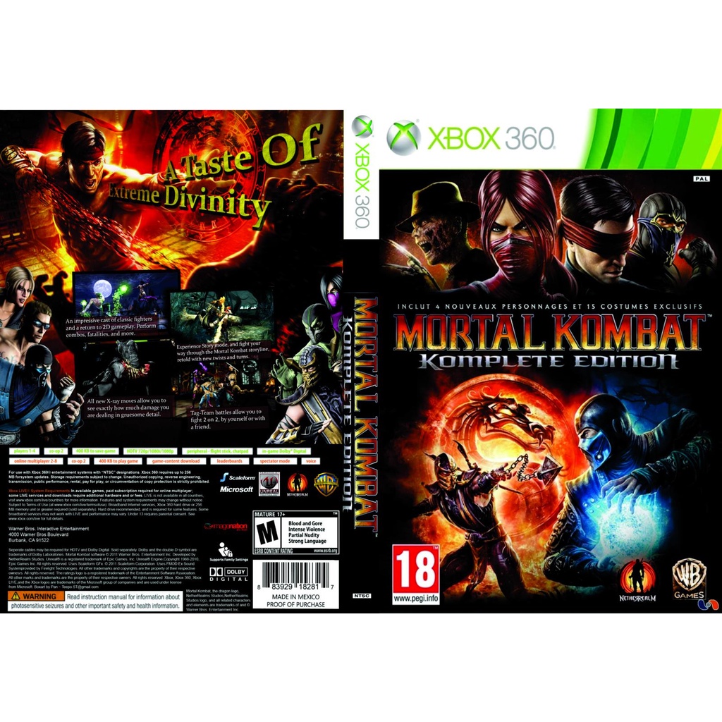 Mortal Kombat 9: Komplete Edition [ISO] [RF] [XBOX 360]