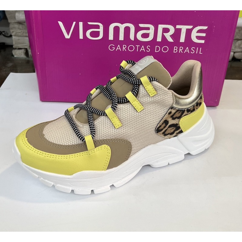 Tenis via marte hot sale amarelo