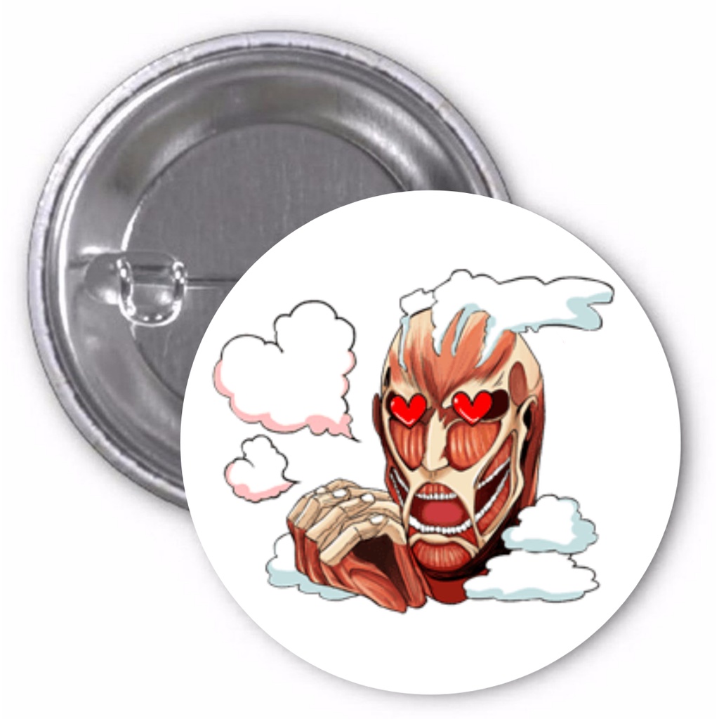Bottons anime Ataque dos Titãs Shingeki no Kyojin Attack on Titan – broche  boton bottom button pin botton de Alfinete ou Chaveiro ou Imã