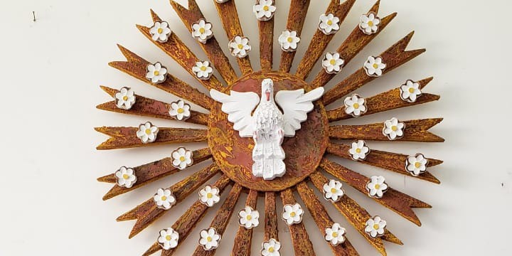 Divinas Artes: O melhor em artigos religiosos. - Lindo Presépio Sagrada  Família 20 x 14 cm em Gesso.