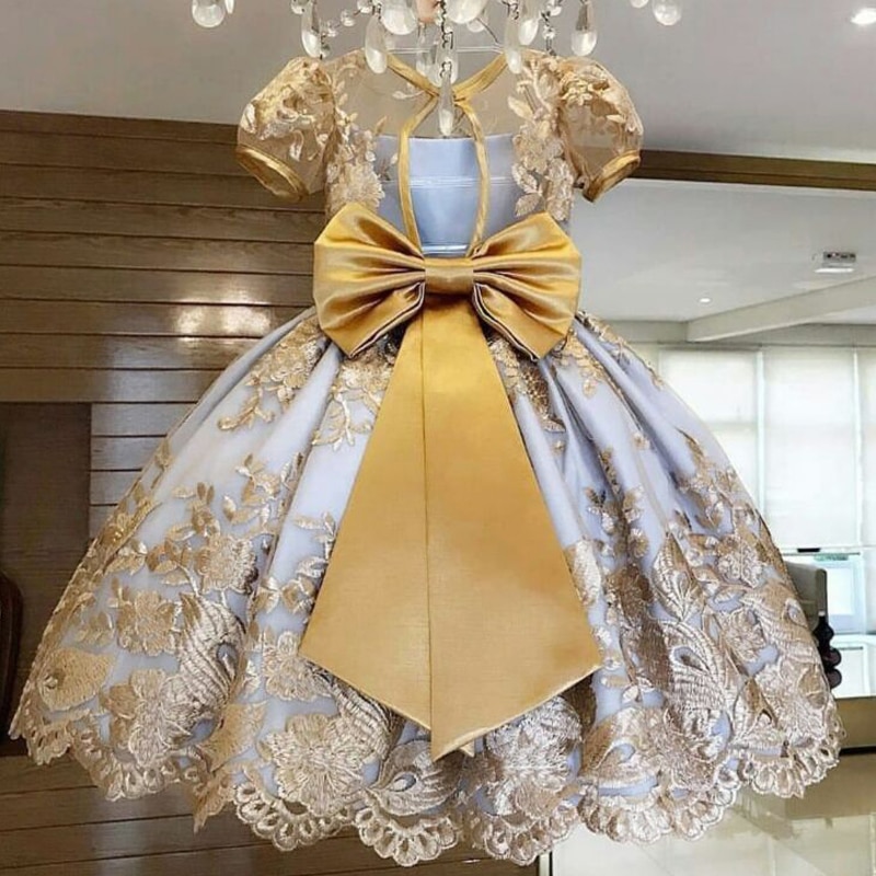 Vestido para criança de 2024 aniversário