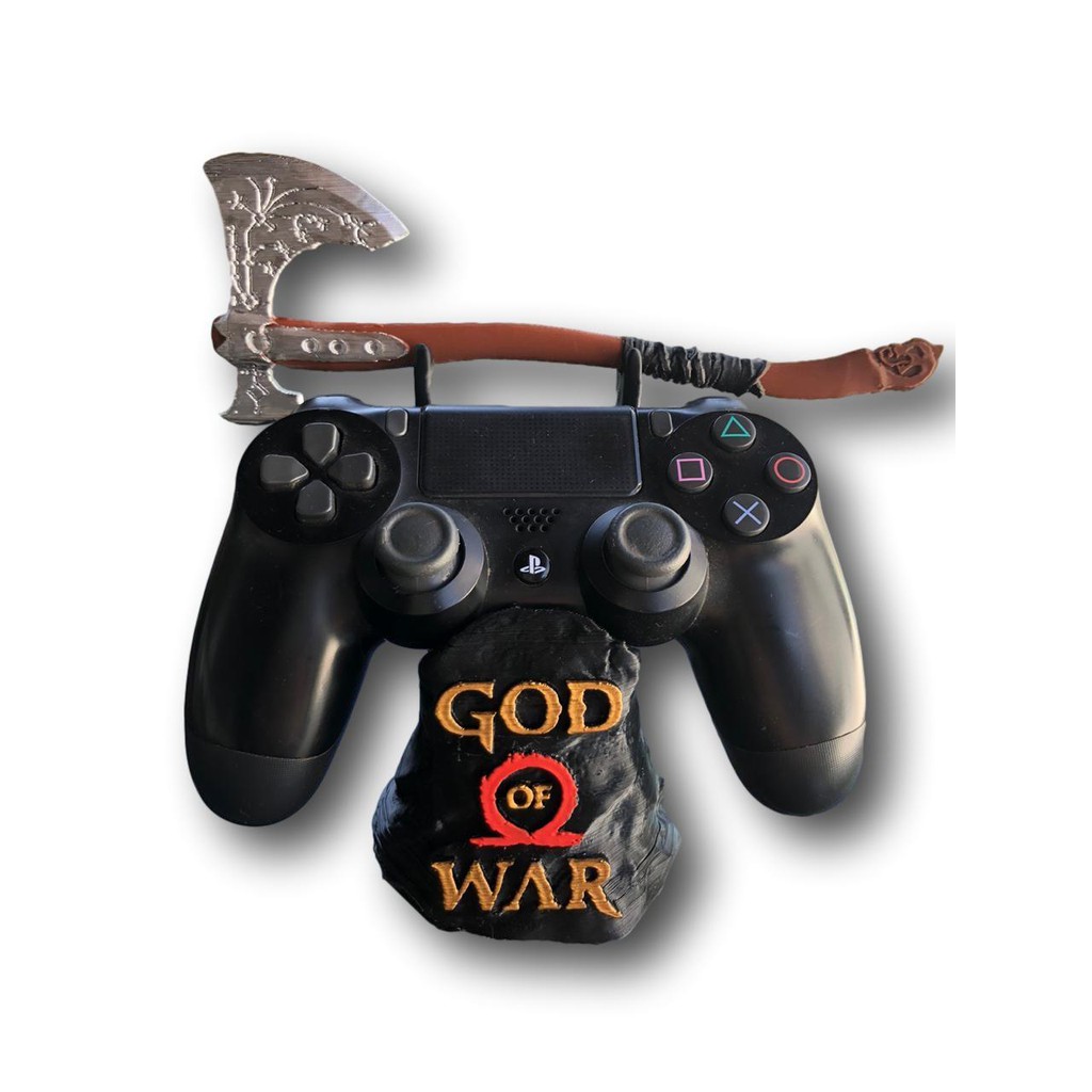 Porta jogos para PS3/PS4 God of War (Branco)