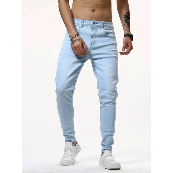 Calças jeans deals masculinas claras