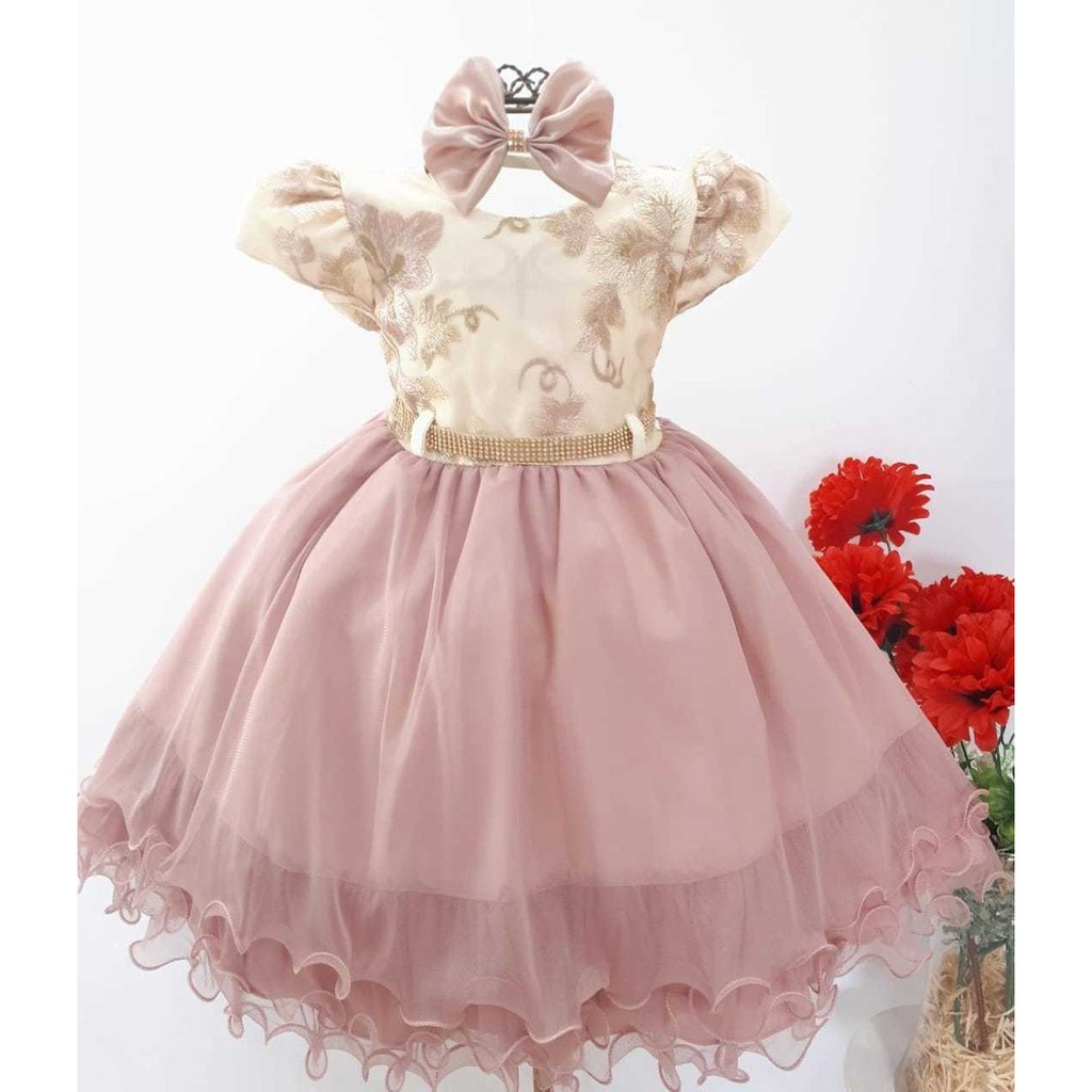 Vestido Infantil Moana Baby Festa Temática Aniversario Luxo - Pingo de  Gente Baby Kids