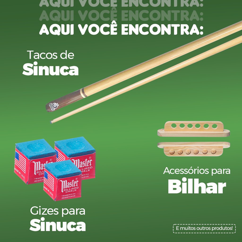 Maxxi Tacos  Loja Online de Sinuca e Bilhar