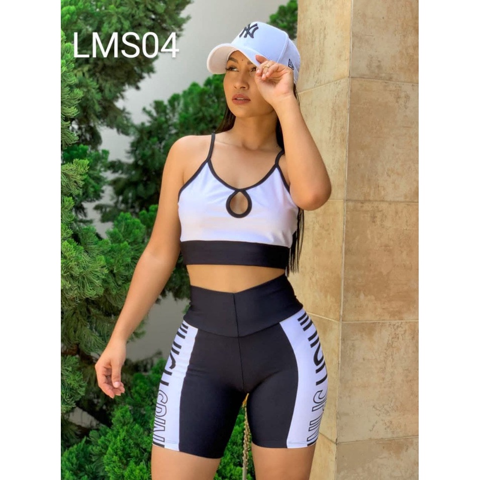 conjunto feminino de academia fitnes Modelo LM18