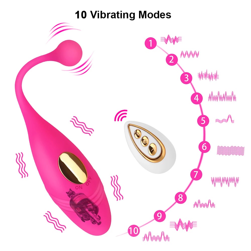 Vibrador Massageador Feminino Macio Ponto G Clitóris, com Controle Remoto  Sem Fio 10 Modos Brinquedo Sexual Para Adultos | Shopee Brasil