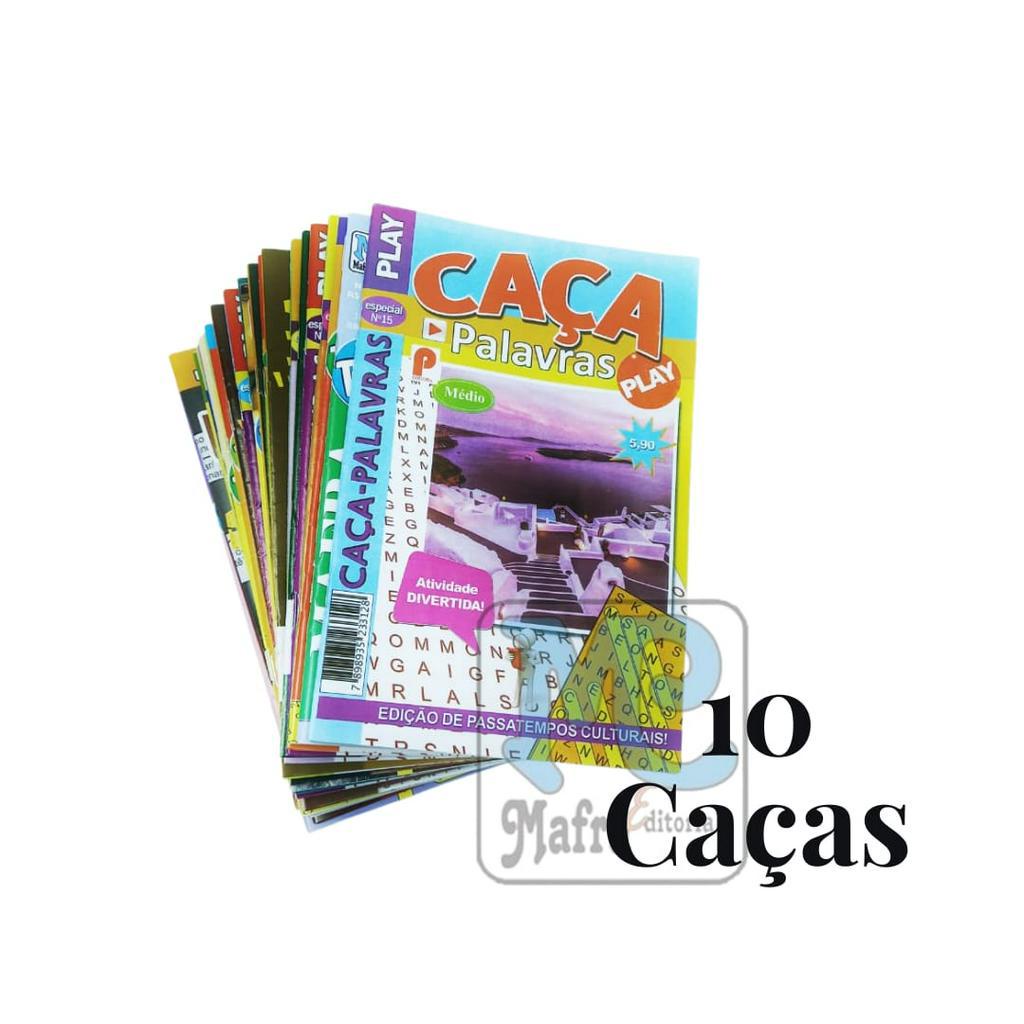 Pack 10 Livretos  Caça Palavras Bíblico