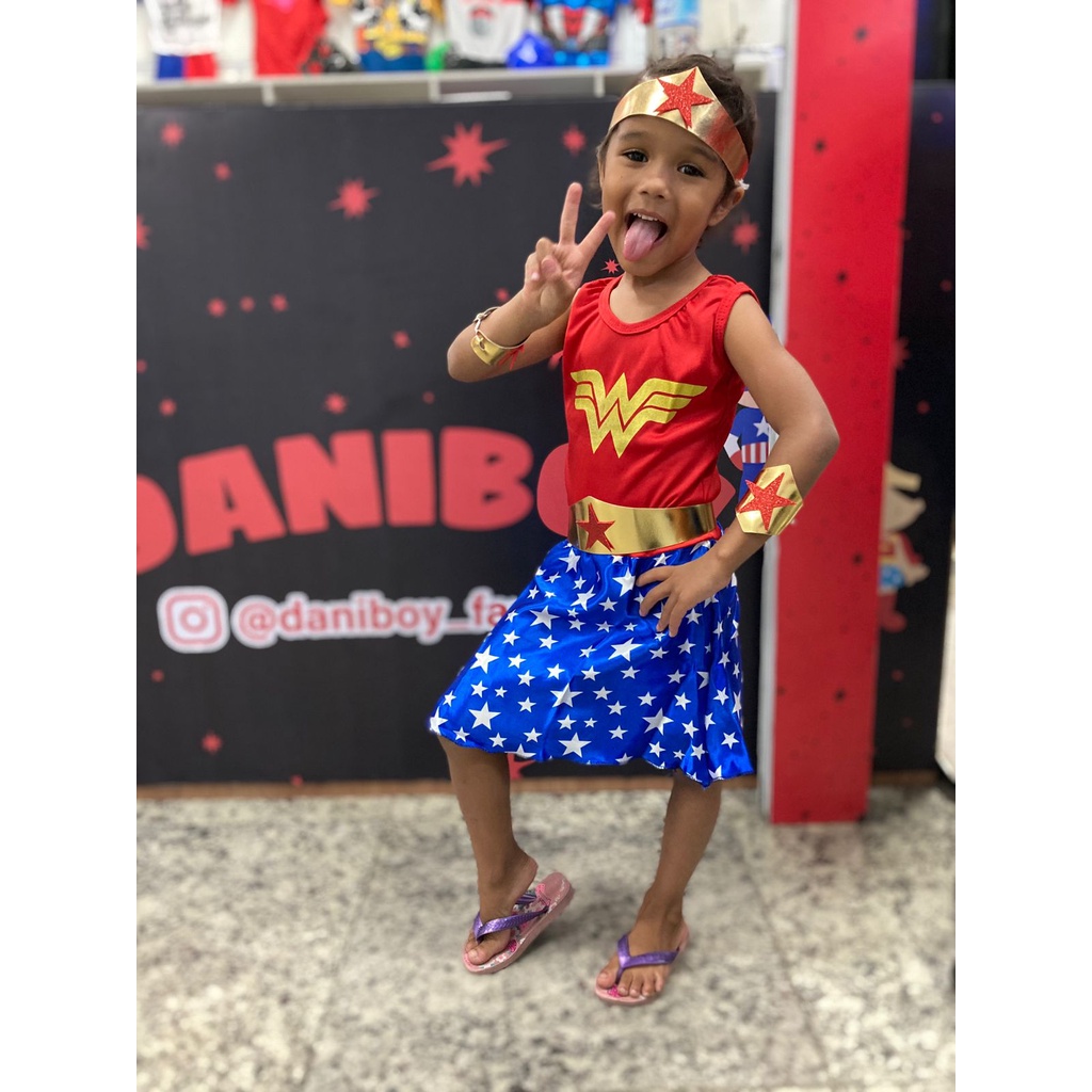 Fantasia Infantil Luxo Moana Luxo + Colar + Cinto