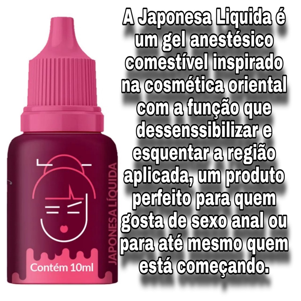 JAPONESA LIQUÍDA GEL DESSENSIBILIZANTE 10ML | Shopee Brasil