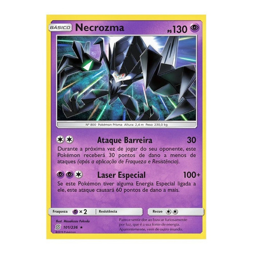 Carta Pokémon Lendário Mewtwo E Mew Gx Sintonia Mental