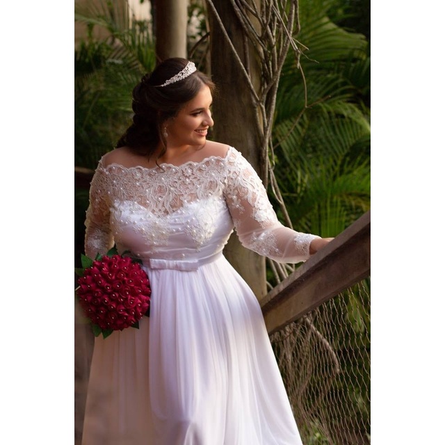 Vestido para hot sale casamento gordinhas