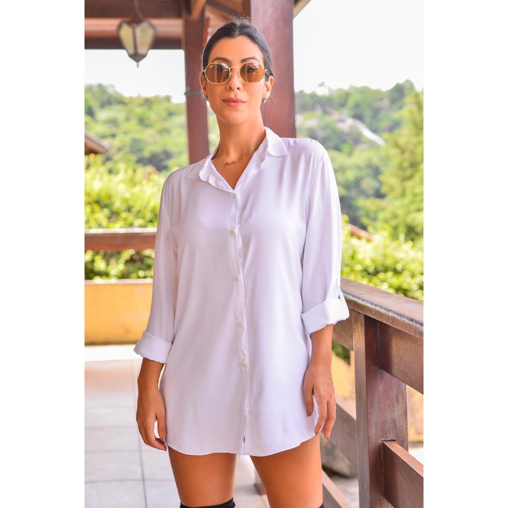 Vestido store camisa chemise