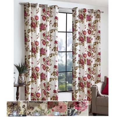 Comprar Cortinas estampadas rústicas con estampado Floral