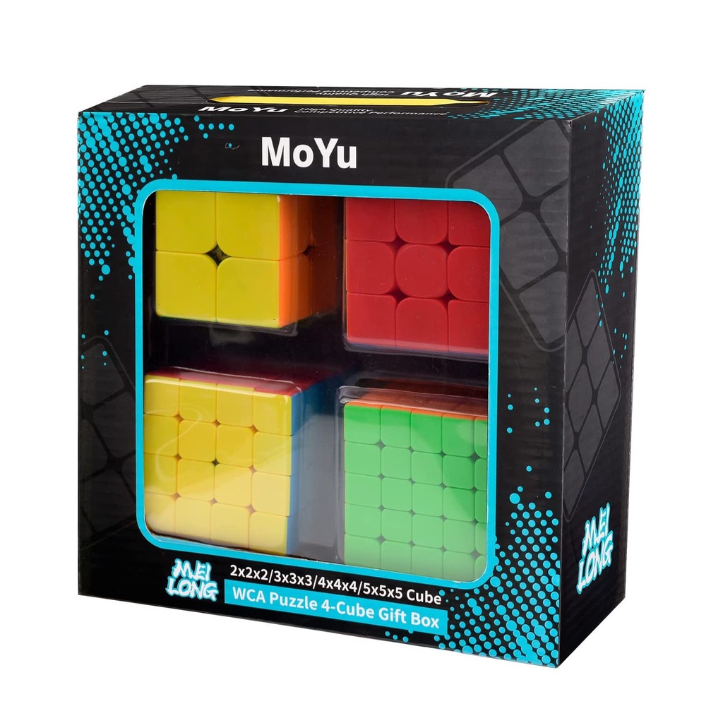 Cubo Mágico 4x4x4 Meilong Profissional Pintado MF8826 MoYu Canoas RS