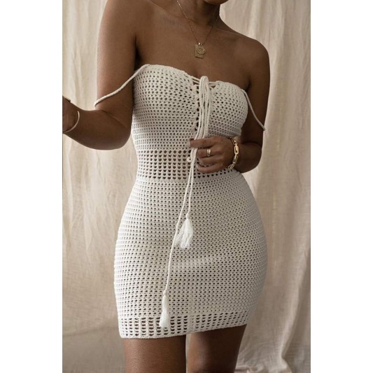 Vestido de croche sales verao