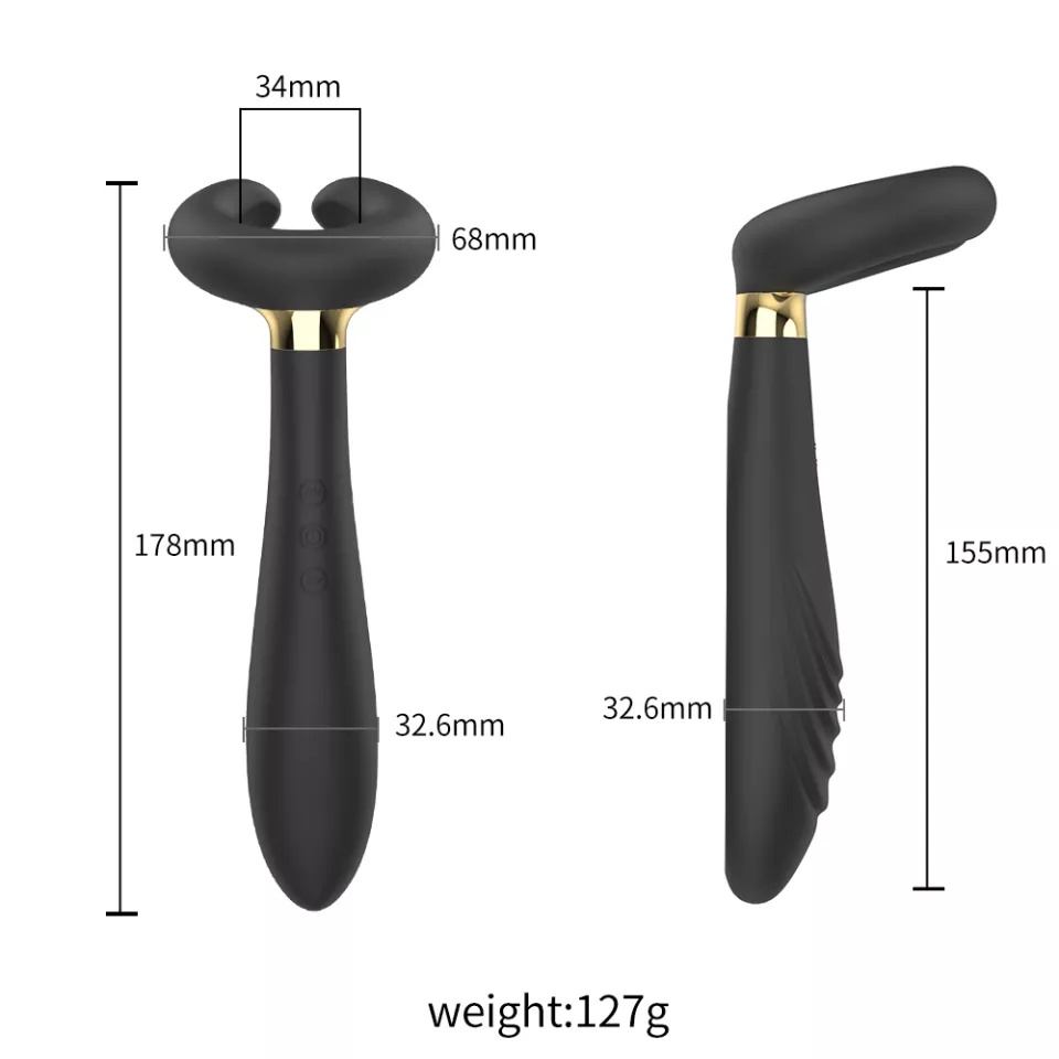 Vibrador de casal Para DP com Clip Peniano | Shopee Brasil