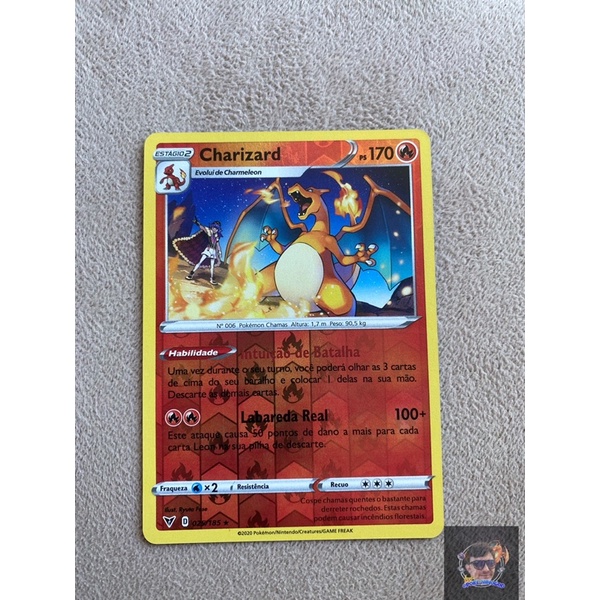 Charizard (25/185), Busca de Cards