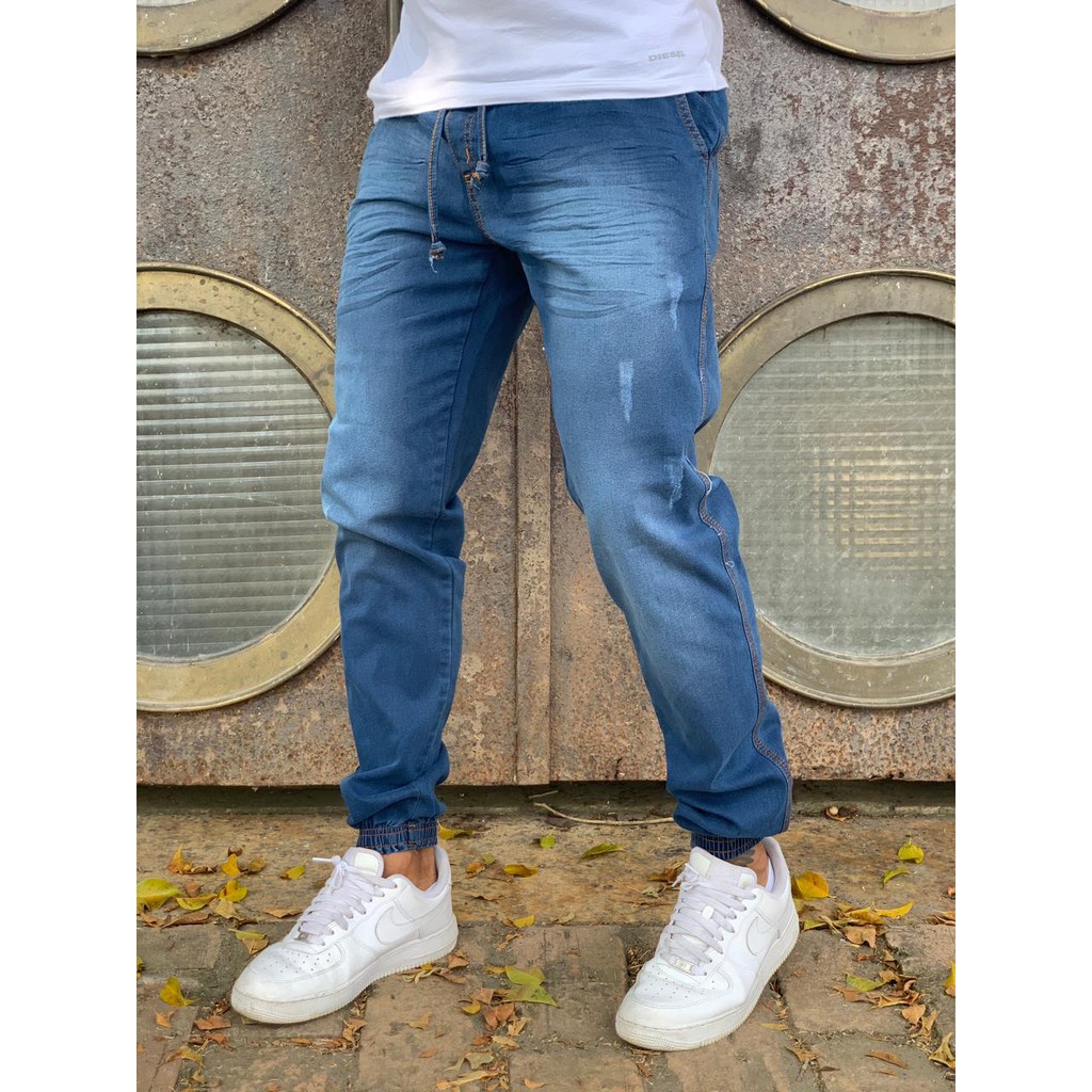 Calça pescador masculina sales jeans