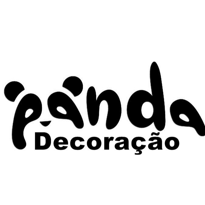 Panda Desenho Animais Roxo Quadro Moldura Branca 60x40cm - Loja PlimShop