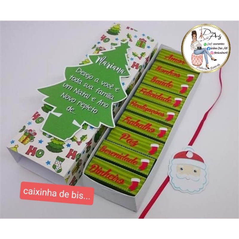 🎨 Caixa Bis Personalizada ❤️ - Delicada Arte - Cássia